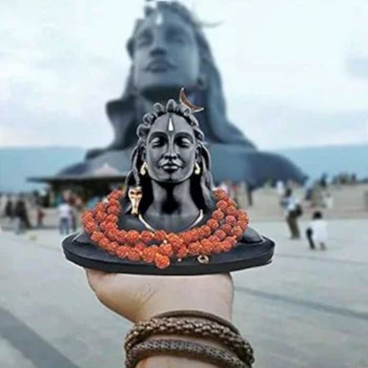 Adiyogi Lord Shiv Statute For Car Home And Office Pooja And Decor To Touch Of Spritual Significance Elegance Wisdom Prosperity Auspicious Beginnings Symbolizing On According To Isha Foundation Coimbatore - 15'×7'×16'cm