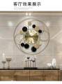 Luxury Large Wall Clock Modern Metal Gold Wall Clocks Home Decor Creative Nordic Silent Wall Watches Living Room Decor Gift. 