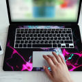 2Pc, Youth Fighter Anime Character Laptop Sticker, Computer Protective Case Scratch-resistant Self-adhesive Long-lasting, easy. 