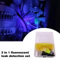 Car Leak Detection Kit For Auto Air Conditioning R134a Refrigerant Fluorescent Gas A/C Leak Test UV Dye Repair Tools. 