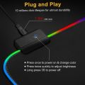 RGB LED Light Gaming Mousepad Waterproof Large Mouse Pad Gamer Mouse Carpet Big Mause Keyboard Pad PC Desk Play Mat with Backlit. 