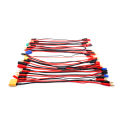 30CM JST EC3 EC5 XT60 XT90 MPX TRX AS150 T Charge Lead to 4.0mm Banana Plugs Silicone Charge Cable For RC B6 Charge Lipo Battery.