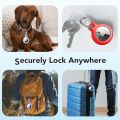 Waterproof Cover for  Airtag Holder Keychain with Anti-Lost Keyring Hard TPU AirTag Case for keys bag pet collar Suitcase. 