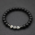 Fashion Mens Bracelet Black Onyx Stone Braclet Irregular Natural Tiger Eyes Sodalite Beaded Braslet Pulsera Hombre Accessories.
