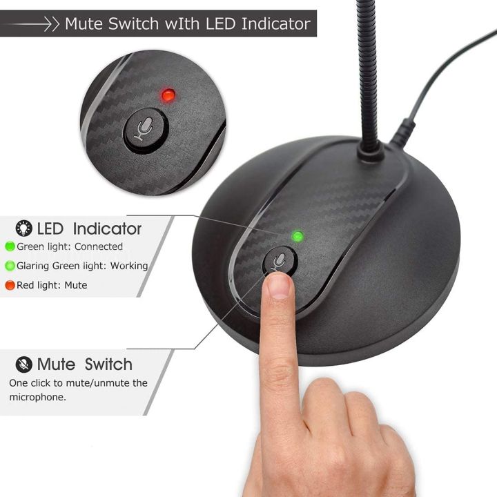 USB%20Microphone,%20360%20Degree%20Adjustable%20Gooseneck%20Design,%20Mute%20Button%20&%20LED%20Indicator,%20Noise-Canceling%20Technology,%20Plug%20&%20Play%20-%20Image%202