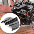 A Pair NEW ABS Sports Motorcycle Aerodynamic Wing Side Fairing Airflow Deflector Universal Accessories For Yamaha Kawasaki Etc. 