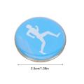 1pc Two Side Referee Judge Toss Coin Soccer Toss Coin Blue/Red Sided Referee Toss Coin For Kids Adults Football Volleyball Sport. 