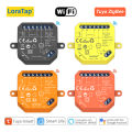 LoraTap Tuya Smart ZigBee & Wi-Fi Curtain Blinds Switch Module Percentage Remote Voice Control by  Assistant Alexa. 