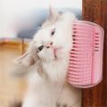 1PC Cat Self Groomer With Catnip Cats Wall Corner Massage Comb Brush Rubs The Face With A Tickling Soft Comb Pet Grooming Supply. 