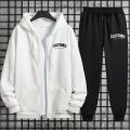 California Print Women's 2 Piece Lounge Set 2025 New Zipper Hoodie Joggers Urban Streetwear Tracksuit Female Casual Sportswear. 