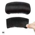 Synthetic Hair Volume Bump Inserts with Invisible False Hair Clips and Fluffy Pads Hair Bun Hairstyle Styling Tool Set for Women. 
