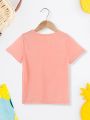 Girls Cute Round Neck "GiGi LS My Bestie" Graphic Short Sleeve T-shirt Casual Tees Top Summer Kids Clothes. 