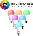 Mobri B22 LED Colour Changing Light Bulbs with Remote Control, 75 Watt Equivalent Bayonet Dimmable Colour Bulbs with Timing, Memory & Sync, 120 Multi RGB Colours + Daylight White,1 Pack. 