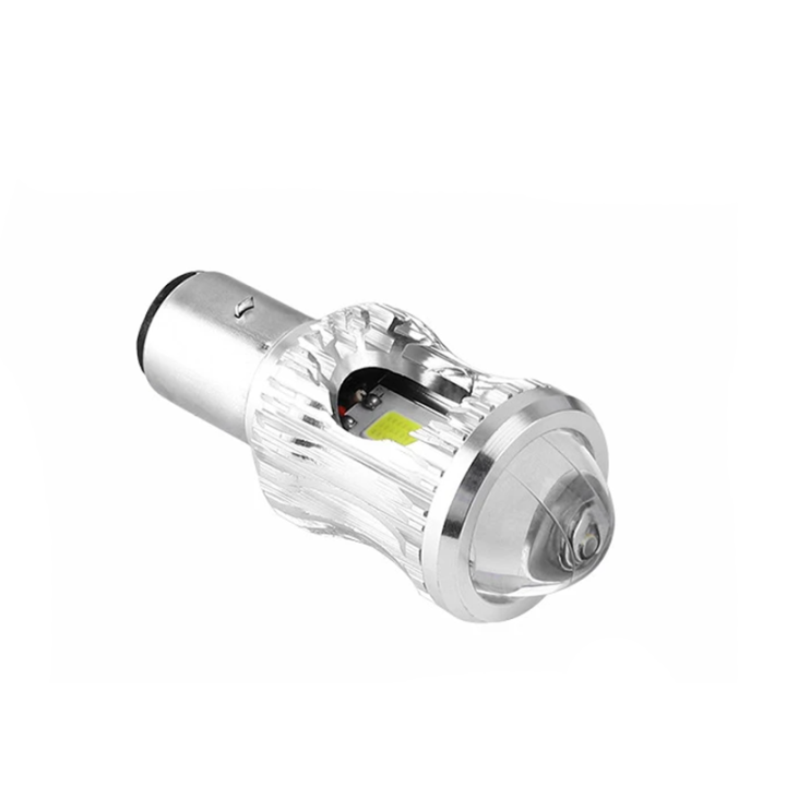 AC DC Led Lens Motorcycle Headlight H4 BA20D LED Moto High/Low Beam Led ...