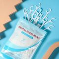Oral Health 150/300/600 pcs Dental Floss Picks Toothpick With Thread Fil Dentairehilo Dental Flosser Tooth Threads Teeth Cleanin.