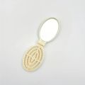 Portable Folding Hair Comb with Mirror, Lightweight & Travel-Friendly for On-the-Go Styling. A Perfect  for Women & Girls.. 