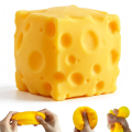 Cheese Squishy Toy Slow Rising Soft Squishy Cheese Block Squeeze Fidget Toy Stress Relief Toy for Kids Adults Desk Toy .