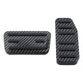 2Pcs Carbon Fiber AT Car Pedal Cover Auto Pedals Fit for Honda HRV HR-V 2016 - 2020 Fit Jazz 2011 - 2019 City 2015 - 2019 AT. 