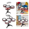 Beginners Kids Drum Set Musical Instrument Toys Educational Toys Toddlers Jazz Drum Set for Kids Kindergarten Girls Boys. 