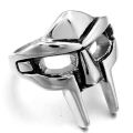 Vintage Goth Mf Doom Mask Adjustable Joint Ring For Men Gladiator Punk Egyptian Pharaoh Male Open Ring Jewelry. 