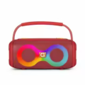 ET-312 RGB Party Speaker Double Horn Mini Outdoor Portable Wireless Bluetooth Rechargeable Speaker With Coloured Lights DJ Sound. 
