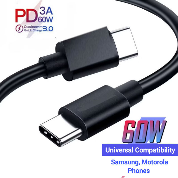 Original Latt 60W PD Usb Type C To Usb Type C Cable Universal ...