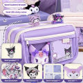 New Kuromi Pencil Case Sanrio Stationery For Junior High School Girls New Primary School Students Large Capacity High Appearanc. 