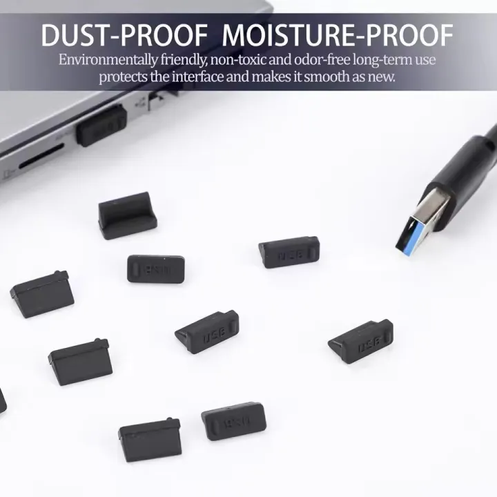 Dust%20Plug%20for%20USB%20-A%20Charger%20Port%20Cover%20Cap%20Female%20Jack%20Universal%20Silicone%20Dustproof%20USB-A%20Ports%20Protector%20PC%20Notebook%20Laptop%20-%20Image%205