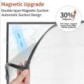 2026 new windproof, magnetic screen window accessories, DIY magnetic strips, PVC strips, summer invisible magnetic,mosquito net.