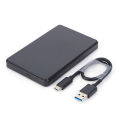 2.5" SATA to USB3.0 HDD Enclosure Mobile Hard Drive Cases for SSD External Storage HDD Box With USB3.1/USB3.0/2.0 Cable ABS. 