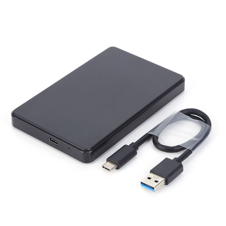 2.5" SATA to USB3.0 HDD Enclosure Mobile Hard Drive Cases for SSD External Storage HDD Box With USB3.1/USB3.0/2.0 Cable ABS