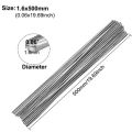 5/10pcs Aluminum Welding Rods 1.6mm/2.0mm No-Solder Low-Temp Brazing Wire length 250/330/500mm for Welding Coppers Aluminum Pipe.