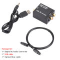 Bluetooth Digital to Analog Audio Converter Adapter For TV Amplifier Decoder Optical Fiber Coaxial Signal to Analog DAC Spdif.