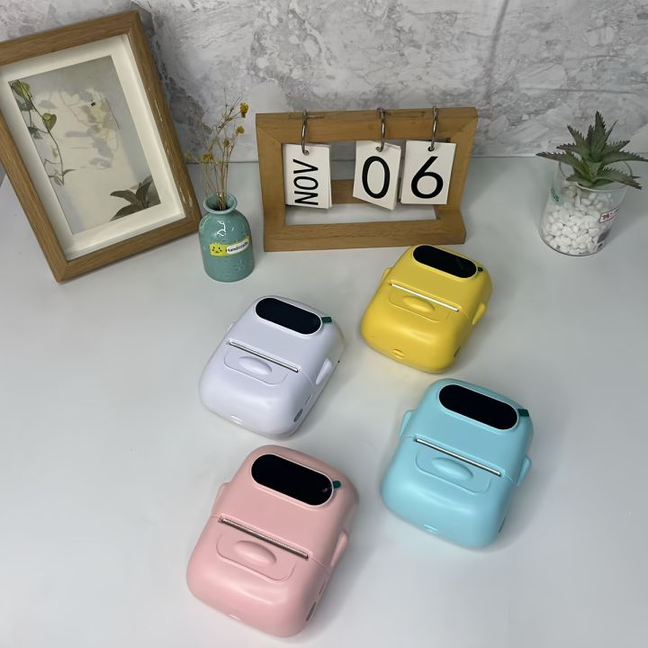 Mini Portable Wireless Label Printer - Wireless Function, Thermal ...