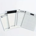1PC Transparent PET Sticky Note Pad, Waterproof Grid Lined Memo Pad Stickers for School Students, Office Supplies.