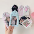 INS Fashion Korean Girl 3inch Idol Photo Storage Card Holder Cute Angel Wings holder Pendant Card Clip Student Campus Card Cover. 