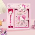 Sanrio Hello Kitty Notebook Gel Pens Kuromi Cinnamoroll Notepad Daily Weekly Agenda Planner Stationery Set Office School Supplie. 