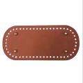 22x10cm Long Bottom for Knitted Bag PU Leather Bag Base Handmade Bottom with Holes Diy Crochet Bag Bottom Accessories.