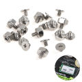 10Set High Quality Metal Mounting Kit Stand Off Screw For ASUS ITX Motherboard M.2 Low Short Screw Sliver. 