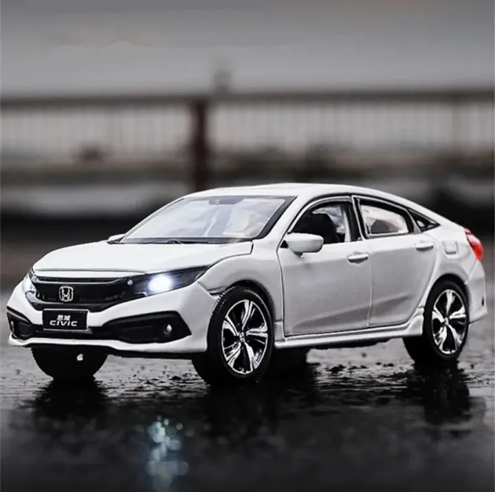1/32%20Honda%20Civic%20Model%20Car%20Diecast%20Toy%20Car%20model%20Sound%20Light%20Vehicle%20-%20Image%202