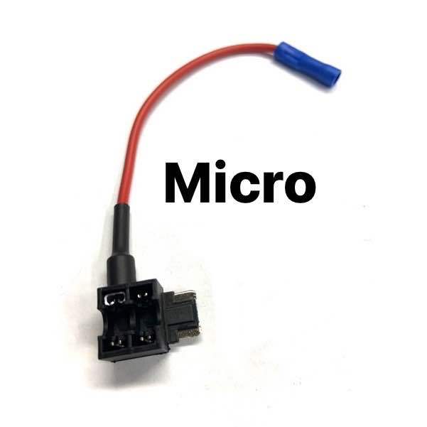 Micro Small Medium long section electric three pin 1 Seat 1 fuse 10A ...