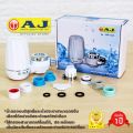 Water Filter Aj Ceramic Filter Cartridge 0.3 Micron, Faucet Model Wp-002, Easy to Install and Use. Just Rotate It to Attach to the Faucet Head. Can Be Consumed. Can Adjust Water to Many Levels (100% Genuine, with M.O.K.). 