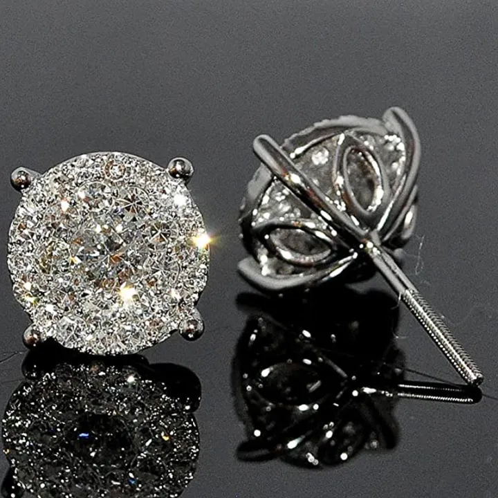 Huitan%20Modern%20Women's%20Stud%20Earrings%20Simple%20Stylish%20Design%20Wedding%20Engagement%20Fashion%20Accessories%20Fancy%20%20Brilliant%20CZ%20Jewelry%20-%20Image%202