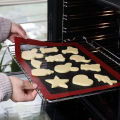 30X40cm Silicone Grill Mat Baking Tray Breathable Cookie Bread Mat Oven Microwave High Temperature Baking Kitchen Tools. 