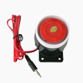 DC 12V Wired Mini Horn Siren Home Security Sound Alarm System 105dB Anti-theft Alarm Horn Wired Durable Alarm For Home Security. 