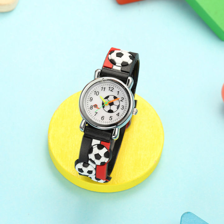 3D%20Relief%20Trend%20Fashion%20Casual%20Sports%20Watch%20Children's%20Football%20Pattern%20No%20Waterproof%20Stainless%20Steel%20Silicone%20Band%20Quartz%20Reloj%20-%20Image%203
