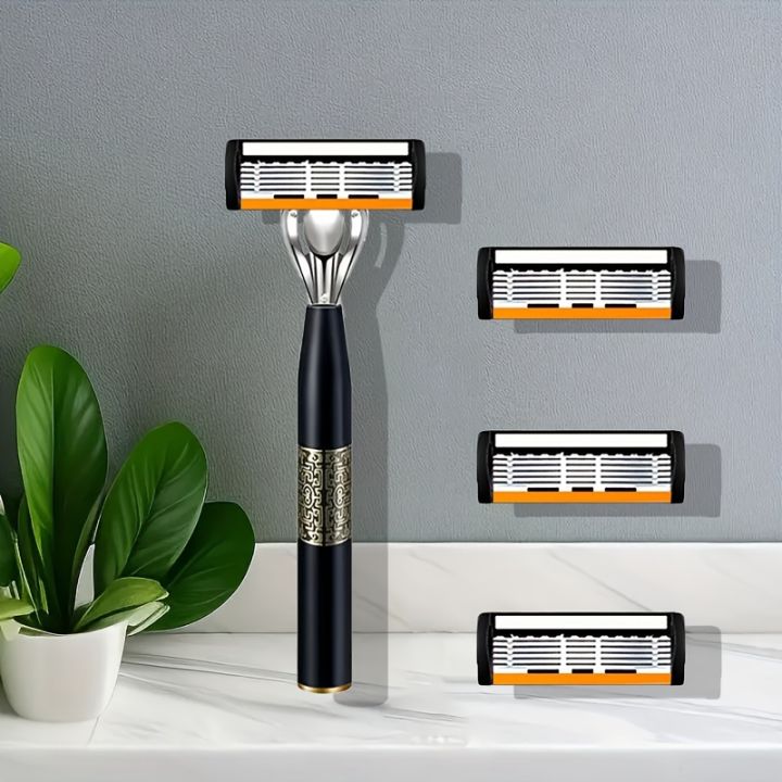 Razor%20Classic%206%20Layer%20Safety%20Razor%20for%20Mens%20Shaving&Womens%20Hair%20Removal%20Shaving%20Blades%20Manual%20Shaver%20-%20Image%203