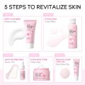 LAIKOU Sakura Kit Skin Care Sets Moisturizing and Reducing Fine Lines Cleansing Pore Product 5-Piece Korean Women's Day .