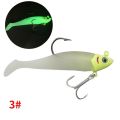 Fish Type Jig Head Bait Replaceable Fish Body Lures Soft Fishing Lead Inside Lure With Hook. 