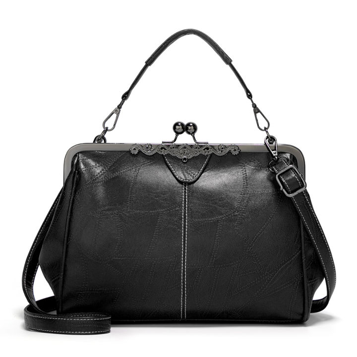 Shoulder%20Bags%20Women%20Retro%20Frame%20Purses%20Girls%20Crossbody%20Messenger%20Bag%20Small%20handbags%20for%20Phone%20Party%20Faux%20Oil%20Leather%20Clip%20Bag%20-%20Image%207